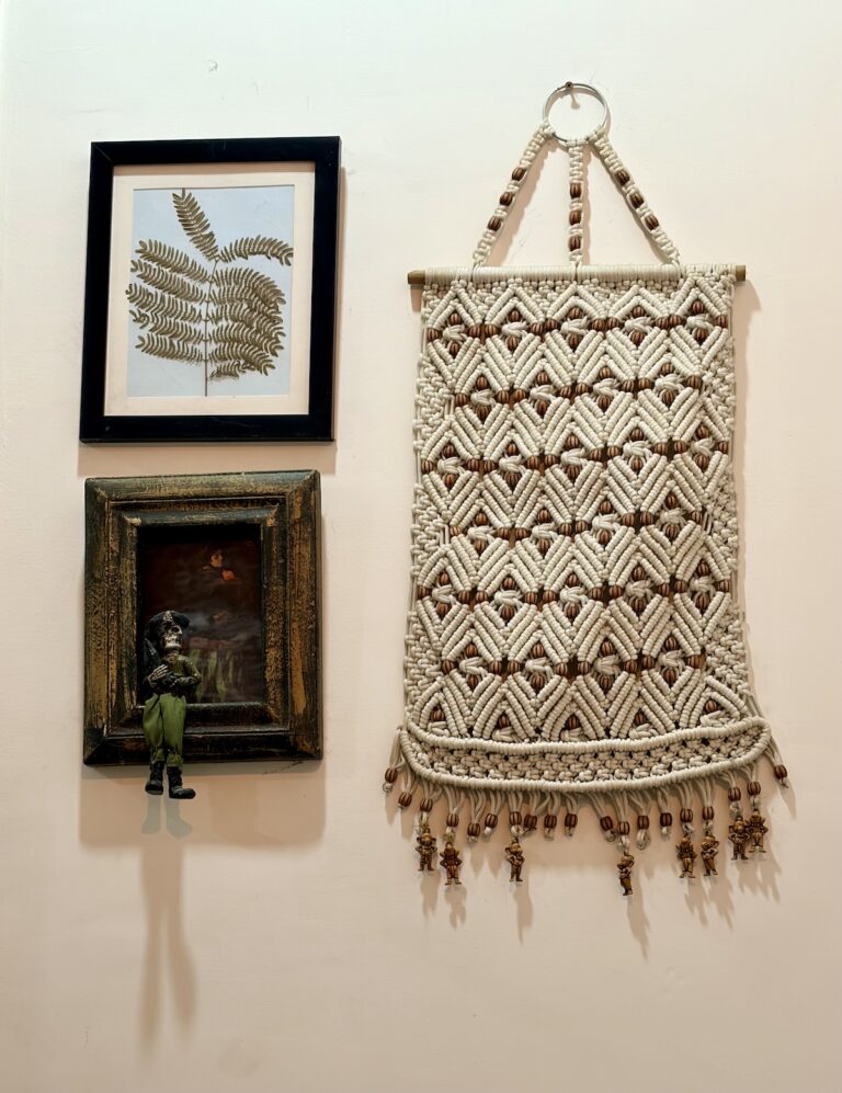 Quiet Walls: How to Style a Wall Without Overdoing It 5 bedroom art cluster 1