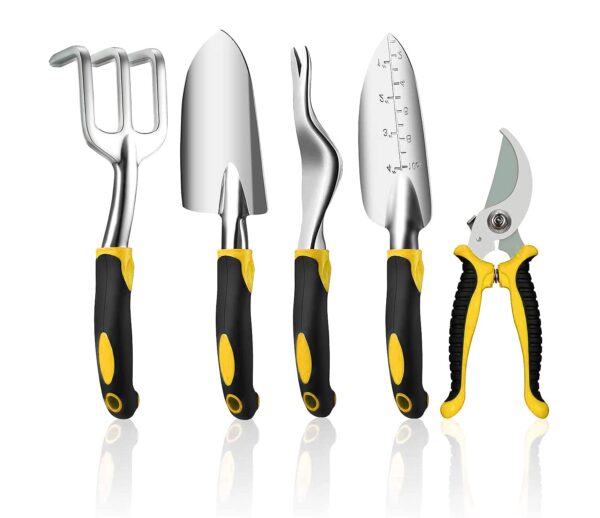 garden tools 1 HASTHIP® Garden Tools Set for Home Gardening – 5 Essential Hand Tools